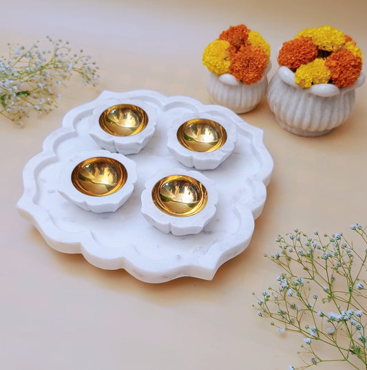 Petal Diya Set