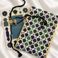 Bhai-Bhabhi Rakhi Set — Kundan Rakhi Duo with Greeting Card & Box