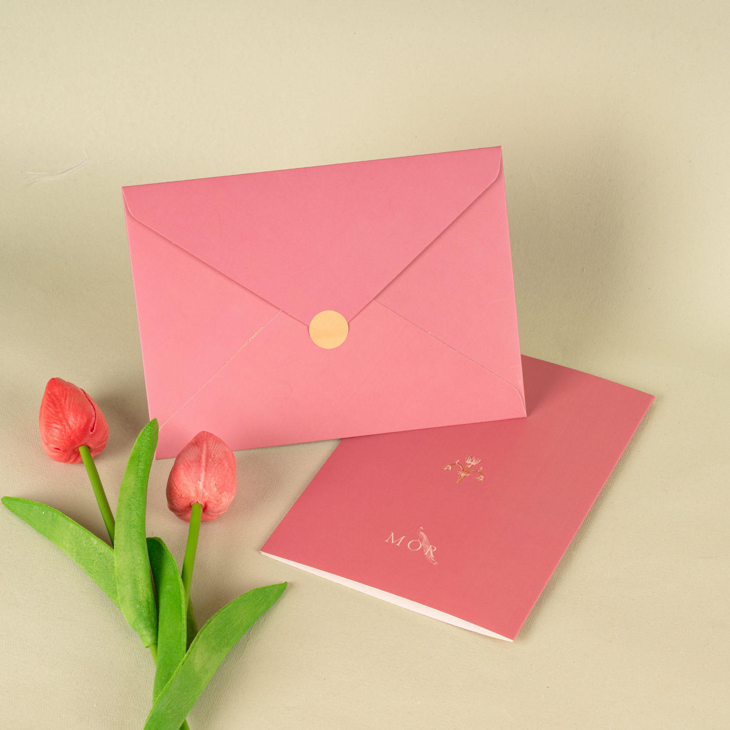 Regal Pink Greeting Cards