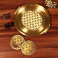 Mogra Tray and Coasters (Set of 2)