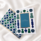 Ganesh & Ghungroo Bhai Bhabhi Rakhi Set with Gift Box & Greeting Card